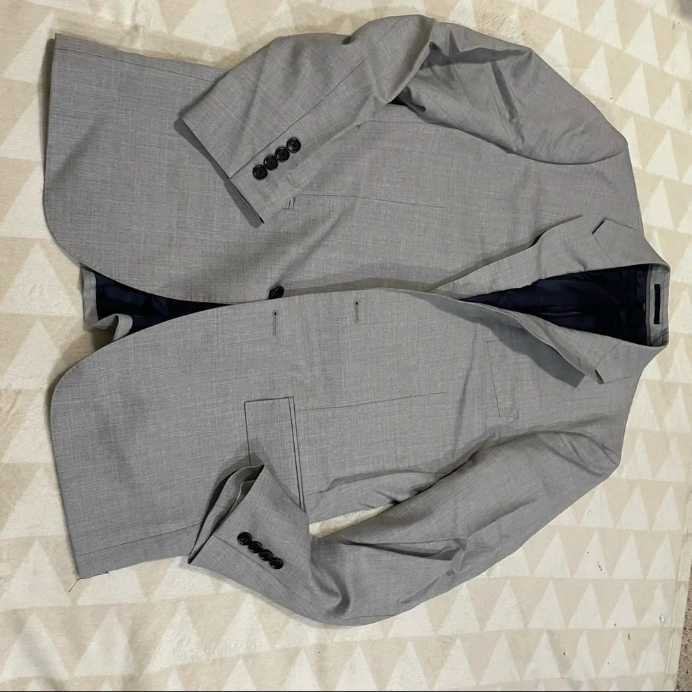 J crew ludlow slim fit suit jacket geyser gray